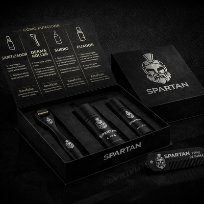 KIT DE CRECIMIENTO DE BARBA SPARTAN