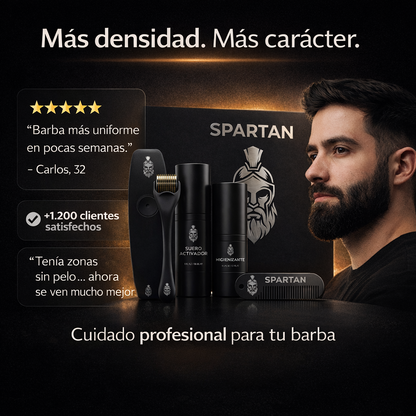 KIT DE CRECIMIENTO DE BARBA SPARTAN